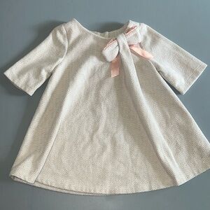Tahari Baby Winter or Fall Beautiful Dress Featuring Side Chest Bow Size 3T